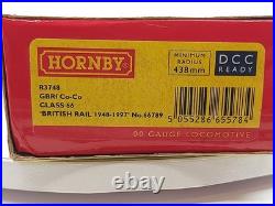 DCC FITTED Hornby R3748 GBRf Class 66'British Rail 1948 1997' 66789 EXCELLENT