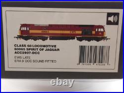 DCC SOUND ACCURASCALE ACC2907-DCC Class 60 60065 Spirit of Jaguar EWS Red BNIB