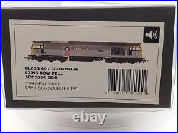 DCC SOUND ACCURASCALE ACC3034-DCC Class 60 60015 Bow Fell Transrail Grey BNIB