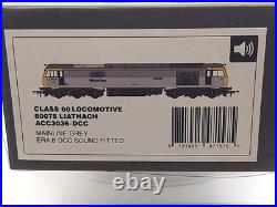 DCC SOUND ACCURASCALE ACC3036-DCC Class 60 60075 Liathach Mainline Grey BNIB