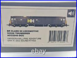 DCC SOUND Accurascale ACC2240-DCC Class 50 50008'Thunderer' Hanson+Hall MINT