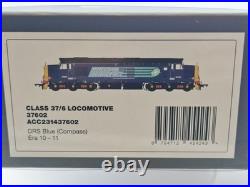 DCC SOUND Accurascale ACC231437602 Class 37/6 37602 DRS Blue with Compass logos