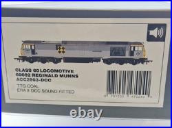 DCC SOUND Accurascale ACC2903-DCC Class 60 60092 Reginald Munns TTG Coal Sector