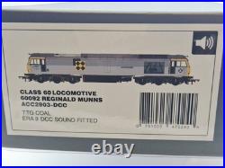 DCC SOUND Accurascale ACC2903-DCC Class 60 60092 Reginald Munns TTG Coal Sector