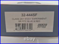 DCC SOUND Bachmann 32-444SF BR RTC Blue and Red Class 24 97201'Experiment' MINT