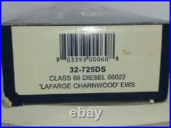 DCC SOUND Bachmann 32-725DS Class 66 Diesel 66022 EWS'Lafarge Charnwood' MINT