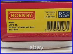 DCC SOUND FITTED Hornby R3980 BR Green 4-6-4 Rebuilt Class W1 Locomotive 60700