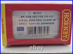 DCC SOUND Hornby R2747 Class 60 60062'Samuel Johnson' BR Railfreight Petroleum