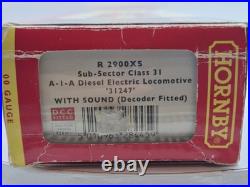 DCC SOUND Hornby R2900XS Class 31/1 31247 in Railfreight red stripe livery