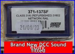 DCC Sound Fitted Graham Farish 371-137SF Class 31 Refurbished 31602 Network Rail