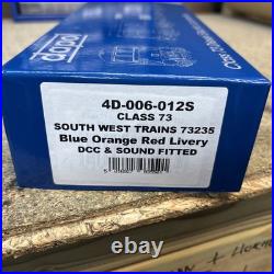 Dapol 4D-006-012S Class 73 OO Gauge Train Model Kit South West Trains DCC Sound