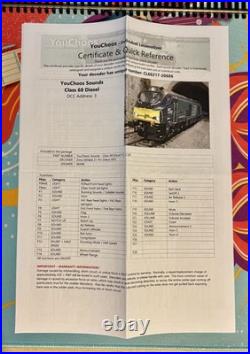 Dapol 4D-022-002 OO Gauge Class 68 68005 Defiant DRS DCC Sound Zimo Excellent