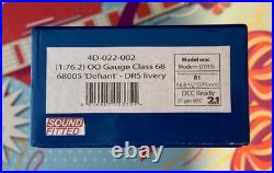 Dapol 4D-022-002 OO Gauge Class 68 68005 Defiant DRS DCC Sound Zimo Excellent