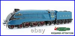 Dapol Black Label'oo' Gauge Lner Garter Blue Class A4'4468 Mallard' DCC Sound