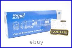 Dapol OO Gauge 4D-022-015 DRS Plain Blue Class 68 68026 DCC Sound, Boxed