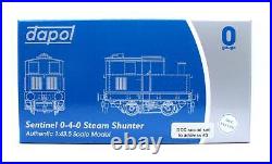 Dapol'o' Gauge 7s-005-002s Br Black Class Ys Sentinel #39 Locomotive DCC Sound