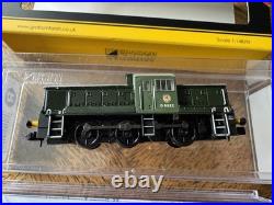 Farish 372-950ASF BR Green Wasp Stripes Class 14 D9522 With Sound DCC