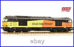 Farish N 371-358ASF Class 60 60096 Colas Rail Freight DCC SOUND