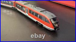 Fleischmann 77420 N Gauge DB AG Red Class BR 642 Desiro 2 Car DMU DCC Sound