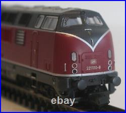 Fleischmann N 725076 DB Maroon Class BR 221 130-8 Diesel Loco DCC Sound Fitted