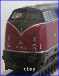 Fleischmann N 725076 DB Maroon Class BR 221 130-8 Diesel Loco DCC Sound Fitted