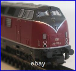 Fleischmann N 725076 DB Maroon Class BR 221 130-8 Diesel Loco DCC Sound Fitted