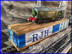 Gauge 1 RJH 10mm Brass Class 20 Diesel Locomotive DCC SOUND BR Green D8127 Boxed