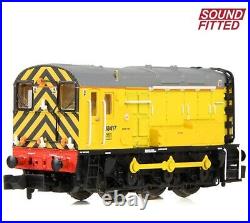 Graham Farish 371-011SF Class 08 08417 Network Rail Yellow DCC/Sound N Gauge NEW