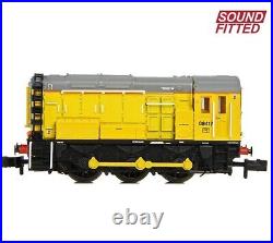 Graham Farish 371-011SF Class 08 08417 Network Rail Yellow DCC/Sound N Gauge NEW