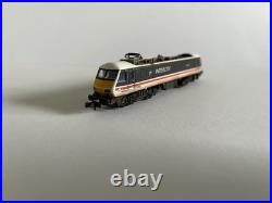 Graham Farish Class 90/0 90005 Financial Times BR intercity Swallow, DCC Sound