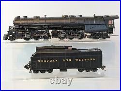 HO gauge Broadway N&W Class A 2-6-6-4 steam locomotive-DCC SOUND-013