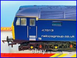 HORNBY OO R30042TTS ROG CLASS 47 Co-Co'JACK FROST' No. 47813 WITH SOUND BOXED