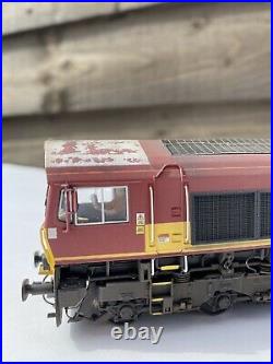 Hattons Class 66 66031 DB/EWS DRS DCC Sound, Weathered And Renumbered