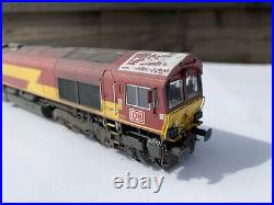 Hattons Class 66 66031 DB/EWS DRS DCC Sound, Weathered And Renumbered