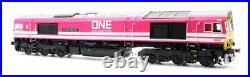 Hattons'oo' Gauge H4-66-037 Freightliner/one Pink Class 66 587 DCC Sound