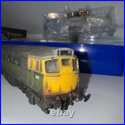 Heljan Class 27 BR 2 Tone Green Full Yellow Ends Weathered DCC Sound