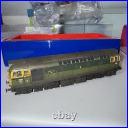 Heljan Class 27 BR 2 Tone Green Full Yellow Ends Weathered DCC Sound