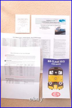 Heljan Class 33 33/2 BR Green D6593 (Hi Headlight) + DCC Chip and Sound