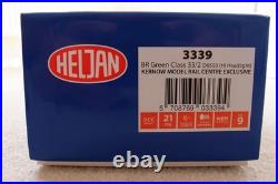 Heljan Class 33 33/2 BR Green D6593 (Hi Headlight) + DCC Chip and Sound