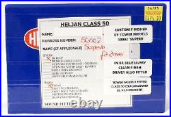 Heljan'o' Gauge Br Blue Class 50 #50002 Superb Diesel Locomotive DCC Sound