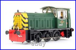 Heljan'o' Gauge Renumbered Br Green 0-6-0 Class 05 D2557 Loco DCC Sound