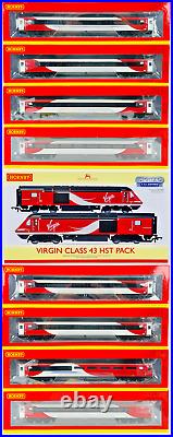 Hornby 00 Gauge R3390tts Class 43 Hst Twin Virgin/lner 2+8 Coaches DCC Sound