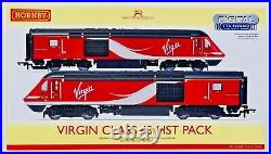 Hornby 00 Gauge R3390tts Class 43 Hst Twin Virgin/lner 2+8 Coaches DCC Sound