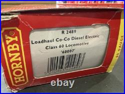 Hornby OO R2489 Class 60 Diesel DCC Sound Howes 60007 LoadHaul Weathered Boxed