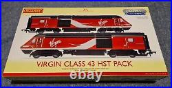 Hornby Pair of Class 43 Virgin Trains East Coast Livery 176 Scale OO Gauge