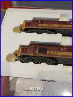 Hornby R2255A EWS Class 37 Diesel Electric Loco & Dummy Weathered Edition #FS302