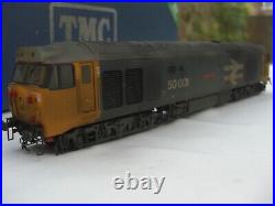 Hornby R2487 OO scale withDCC Sound Class 50 renumbered as 50001 in BR Blue