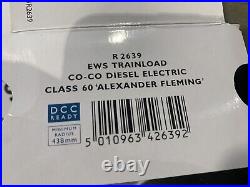 Hornby R2639 OO Gauge Trainload Grey EWS Patch Class 60 No. 60014 DCC Sound Howes