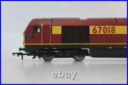 Hornby R2764 Class 67 67018'Rapid' with a set of 3 Coal Wagons. DCC+Sound Used