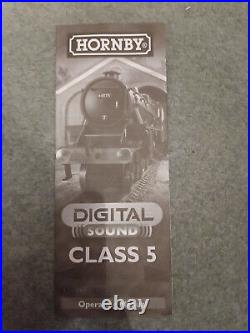 Hornby R2804XS Class 5MT Black Five 44875 in BR Black Late Crest DCC Sound